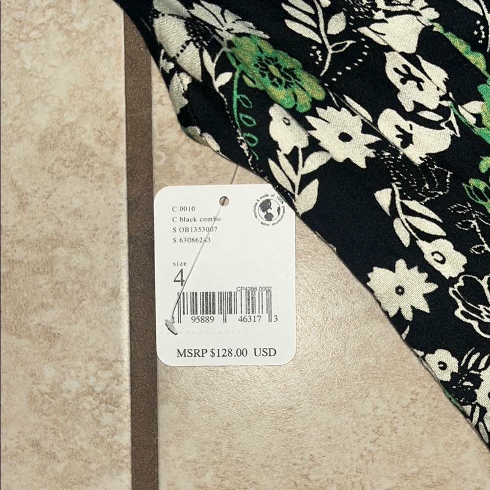 Free People Green and White Spaghetti Strap Mini Sundress - Picture 3 of 5